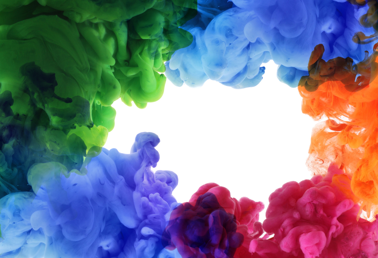 Acrylic Colors in Water